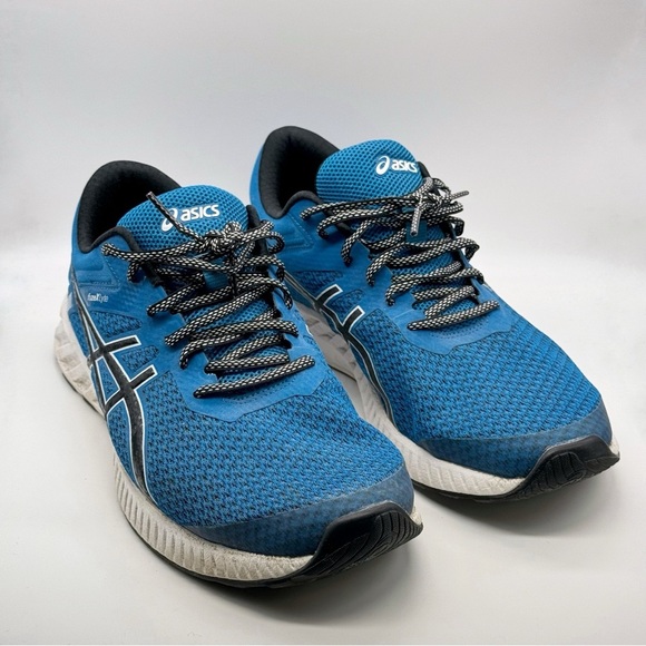 ASICS Fuzex Lyte 2 Blue Running Shoe Sneakers - Picture 1 of 10